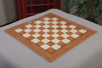 CLEARANCE - Brown Gloss and Maple Classic Traditional Chess Board - 2.25