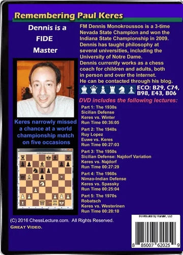 Remembering Paul Keres - Chess Lecture - Volume 153