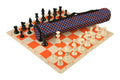 Quiver Chess Set Combination and Triple Weighted Regulation Pieces | Silicone Chess Board | Quiver Bag