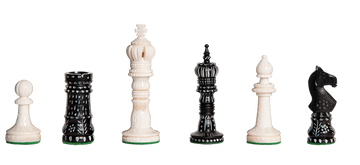The Worthington Luxury Bone Chess Pieces - 4.0" King