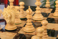 The Savano Series Artisan Wood Chess Pieces - 4.4