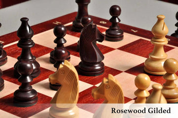 The Championship Series Gilded Chess Pieces - 3.75
