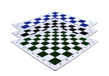 Standard Chess Set Combination with Thin Mousepad Board - Triple Weighted Regulation Pieces | Thin Mousepad Chess Board | Standard Bag