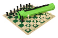 Quiver Chess Set Combination and Triple Weighted Regulation Pieces | Silicone Chess Board | Quiver Bag