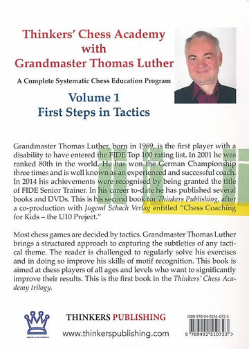 CLEARANCE - Thinkers' Chess Academy with Grandmaster Thomas Luther - Volume 1