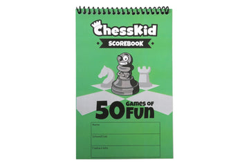 ChessKid.com Spiral Score Book - 60 Moves/50 Games