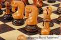 The Burnt Golden Rosewood Leningrad Series Chess Pieces - 4.0