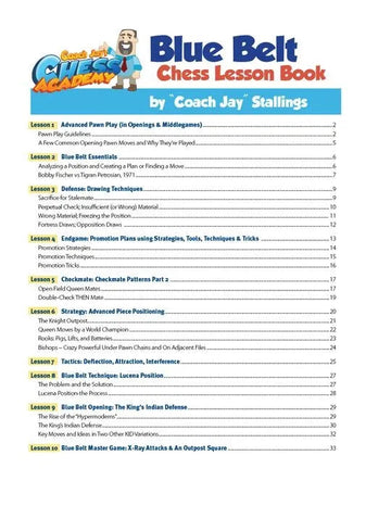 Coach Jay's Chess Academy - #6 Blue Belt Lessons