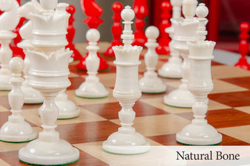 The Cologne Luxury Bone Chess Pieces - 6.0