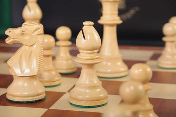 The Club Series Chess Set, Box, & Board Combination
