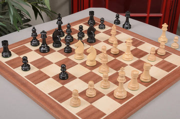 The Horn McCrillis Series Wood Chess Pieces - 3.6