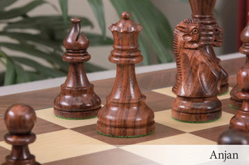 American Staunton Series Chess Pieces - 3.75