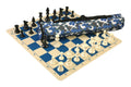 Quiver Chess Set Combination and Single Weighted Regulation Pieces | Silicone Chess Board | Quiver Bag