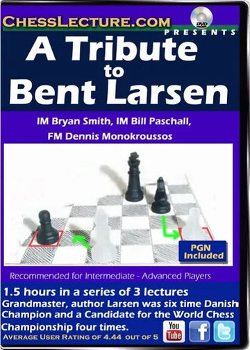 E-DVD A Tribute to Bent Larsen - Chess Lecture - Volume 120