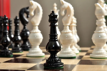 The Oxford Luxury Bone Chess Pieces - 5.25