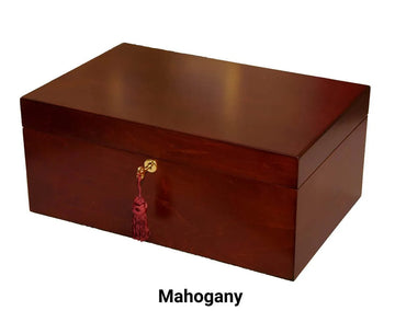 Large Coffer Chess Box - Mahogany
