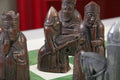 The Isle of Lewis Chess Set, Box, & Board Combination