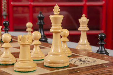 The Capablanca Chess Edition - Reykjavik II Series Chess Pieces - 3.75