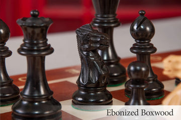 The Library Grandmaster Chess Set, Box, & Board Combination