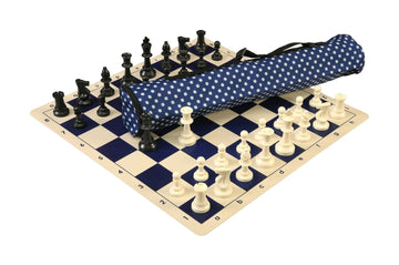 Quiver Chess Set Combination and Triple Weighted Regulation Pieces | Silicone Chess Board | Quiver Bag