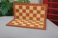 Folding Mahogany and Maple Wooden Tournament Chess Board