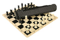 Quiver Chess Set Combination and Single Weighted Regulation Pieces | Silicone Chess Board | Quiver Bag