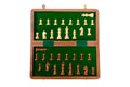 FOLDING WOODEN MAGNETIC Travel Chess Set - 12