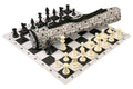 Quiver Chess Set Combination and Single Weighted Regulation Pieces | Thin Mousepad Chess Board | Quiver Bag