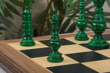 The Vizagapatam Luxury Bone Chess Pieces - 6.1