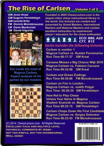 The Rise of Carlsen - 2 DVDs - Chess Lecture - Volume 100