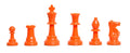 2 Player Chess Set Combination - Triple  Weighted Regulation Colored Chess Pieces & Regulation Vinyl Chess Board