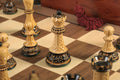 The Burnt Zagreb '59 Series Chess Set, Box, & Board Combination