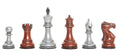 Staunton Themed Chess Pieces - 3.5