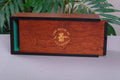 IMPERFECT - BRAZILIAN ROSEWOOD - LUXE Slide Top Box - LASER LOGO