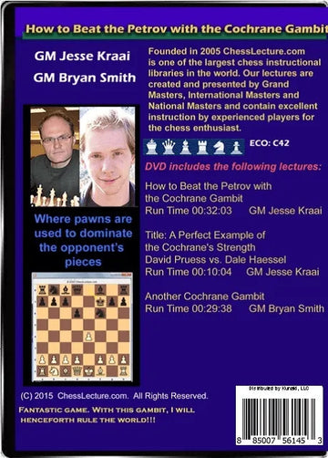 How to Beat the Petrov with the Cochrane Gambit - Chess Lecture - Volume 134
