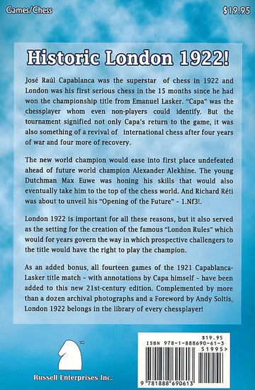 SHOPWORN - London 1922 & Capablanca-Lasker 1921