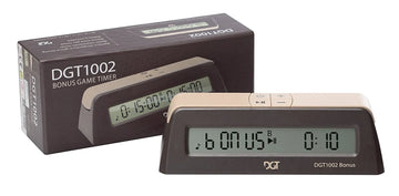 DGT 1002 Digital Chess Clock - Black