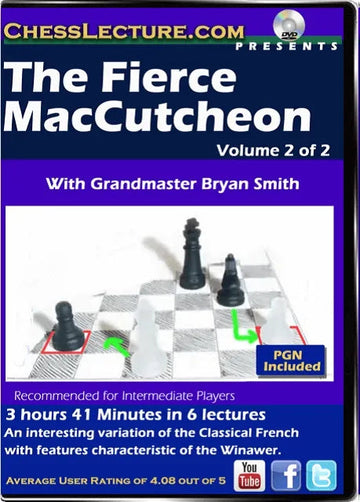 The Fierce McCutcheon - 2 DVDs - Chess Lecture - Volume 147