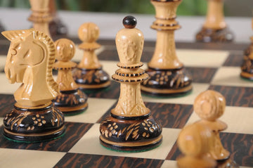 The Burnt Dubrovnik Series Chess Pieces - 3.75