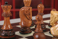 The Burnt Zagreb '59 Series Chess Pieces - 3.875