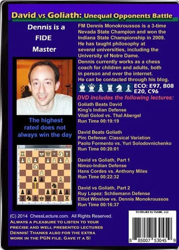 David VS Goliath: Unequal Opponents Battle - Chess Lecture - Volume 119