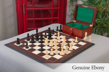 The Reykjavik II Series Chess Set, Box, and Board Combination