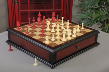 The Calvert Chess Set and Board Combination