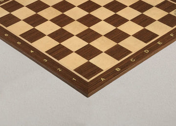 Macassar Ebony and Maple Wooden Tournament Chess Board