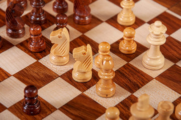WOODEN MAGNETIC Top-Up Travel Chess Set - 10