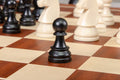 The German Series Single Weighted Regulation Plastic Chess Pieces - 3.75