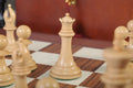 The Leicester Series Chess Set, Box, & Board Combination