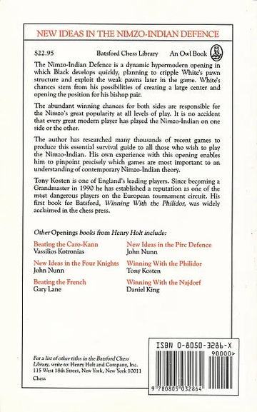 CLEARANCE - New Ideas in the Nimzo-Indian Defence