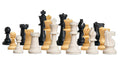 Regulation Silicone Tournament Chess Pieces - 3.5