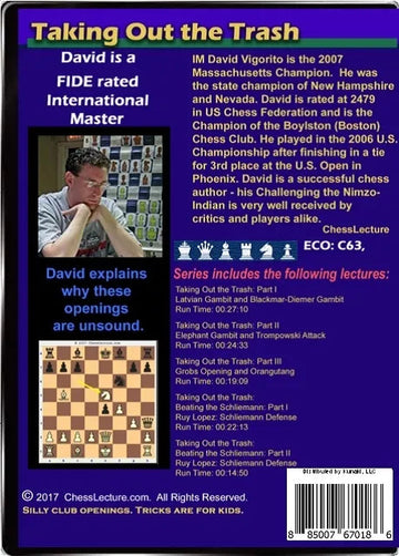 E-DVD Taking Out the Trash - Chess Lecture - Volume 166